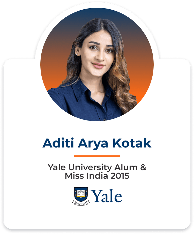 Aditi Arya Kotak – Yale University Alum & Miss India 2015